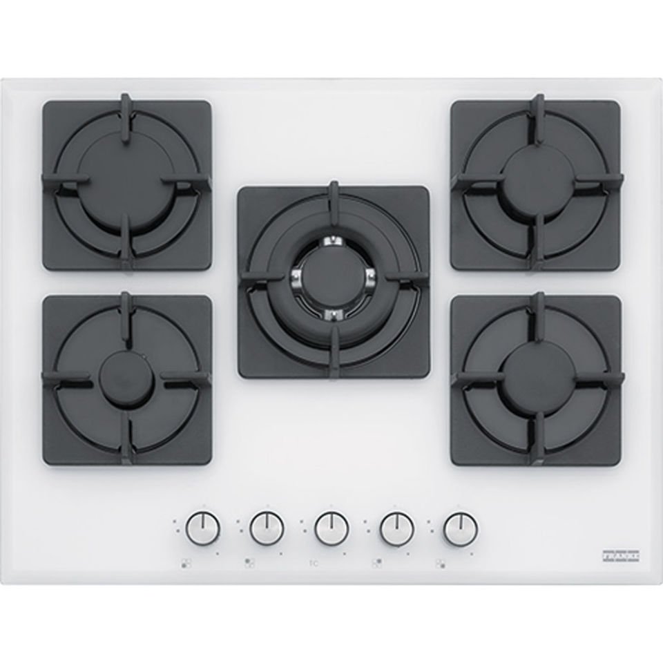 Franke Smart Linear Square FHNS 705 4G TC WH C Beyaz Cam Ocak