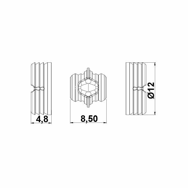 Hafele Rıng Dübel Bağlantı Erkek Parça
