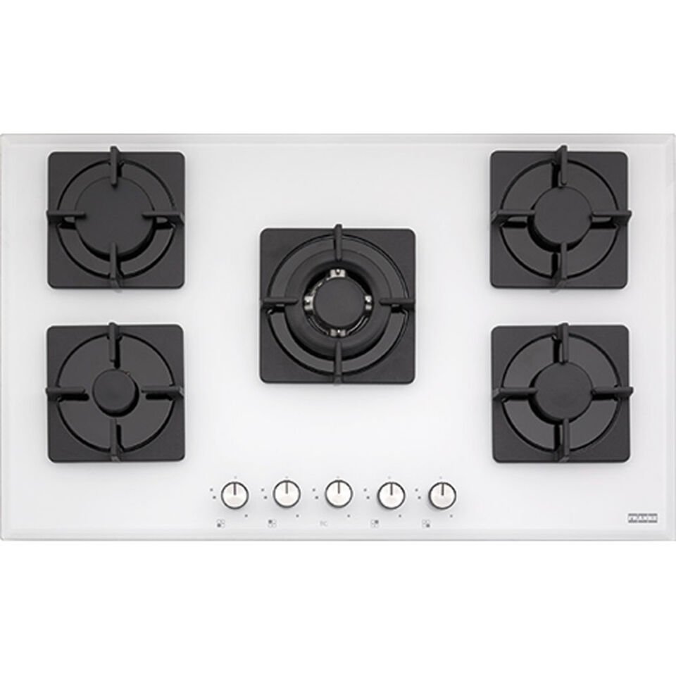 Franke Smart Linear Square FHNS 905 4G TC WH C Beyaz Cam Ocak