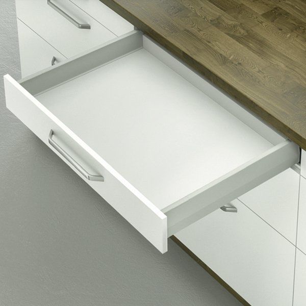 Hafele Çekmece Seti 60'lık Modül İçin Bas Aç Yavaşlatıcılı 45'lik Dübelli Gri