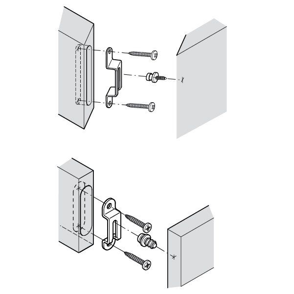 Hafele Modular Raf Bağlantısı 63x12mm (100 Adet)