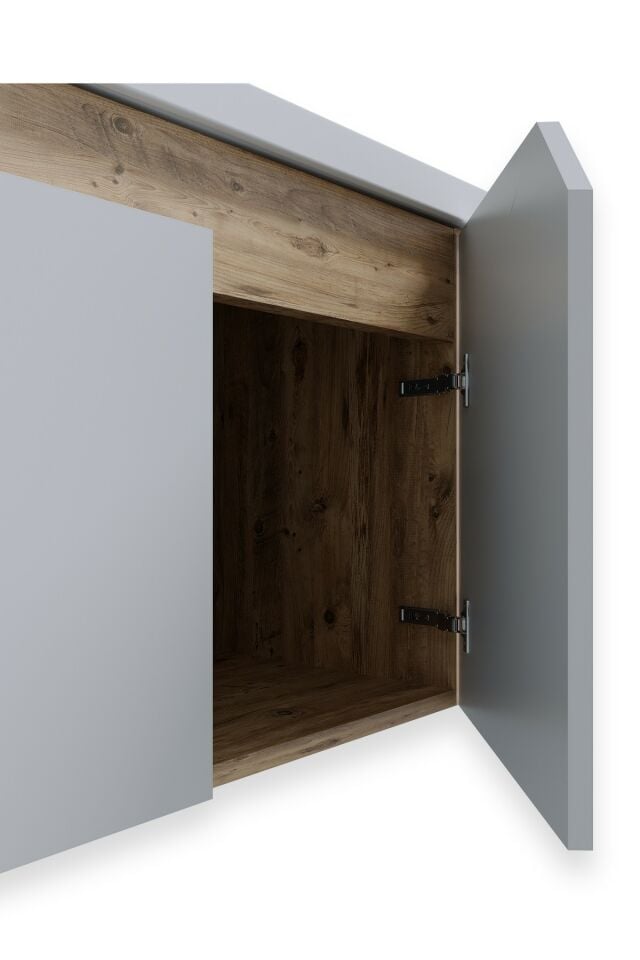 Teta Home Napoli 65 Cm Mdf Banyo Dolabı Seti + Boy Dolabı