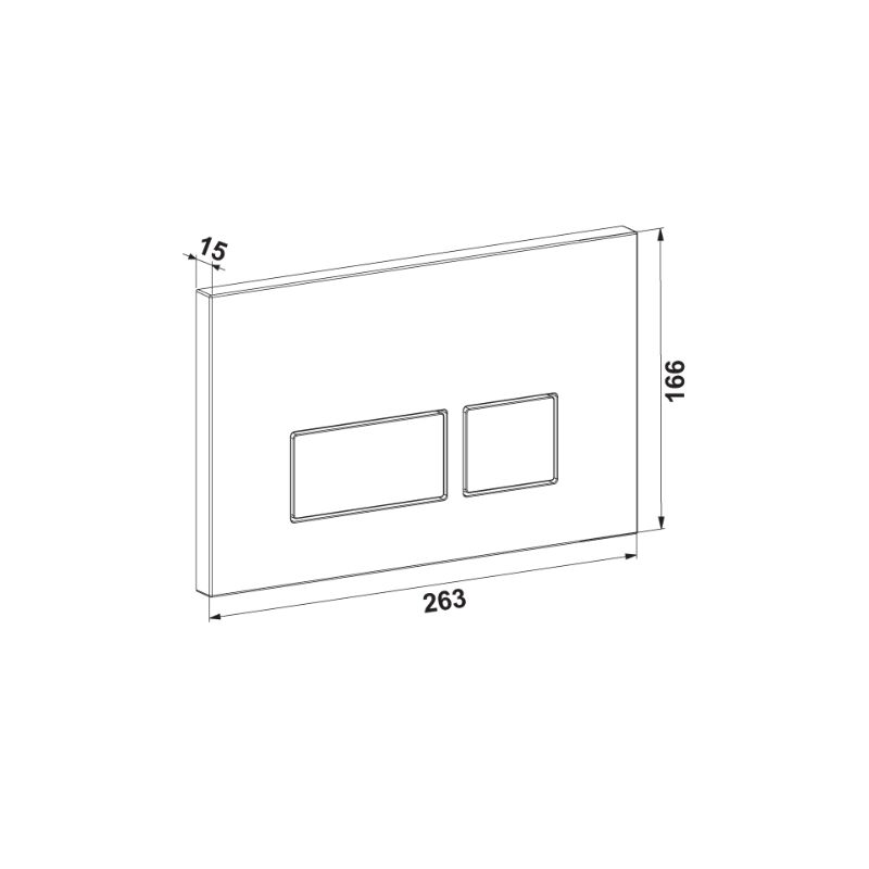 Hafele Matto Gömme Rez.Kumanda Pan.Parlak Krom