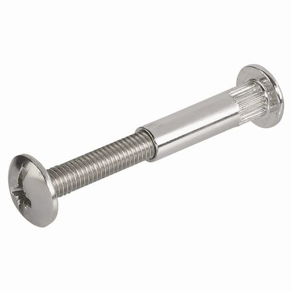 Hafele Montabent Bağlantı Vidası 36-46mm, Mat Nikel Renk