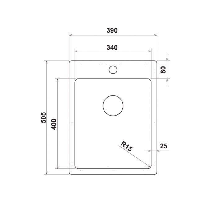 Hafele Novara09 Eviye Seti 390x505mm Paslanmaz Çelik Parlak