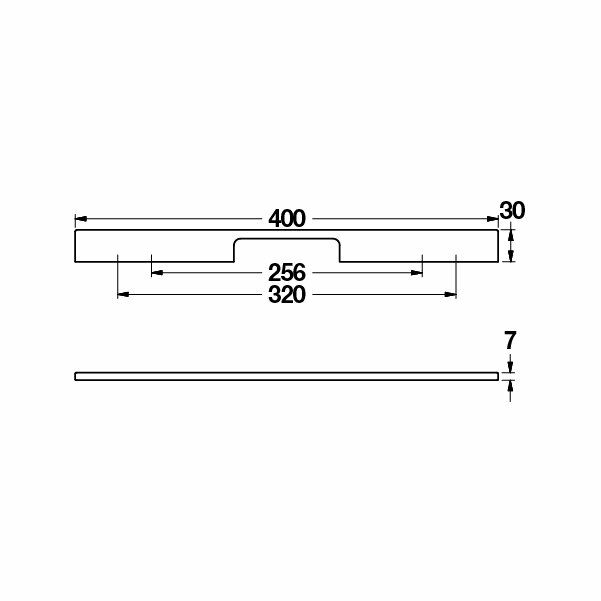 Hafele Mobilya Kulpu Mia2 400mm Siyah
