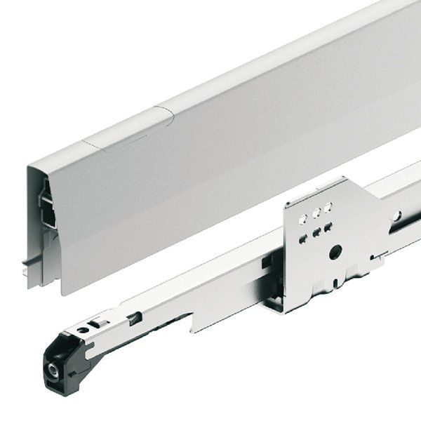 Hafele Çekmece Seti Yuvarlak Bordürlü 45'lik Vidalı Gri