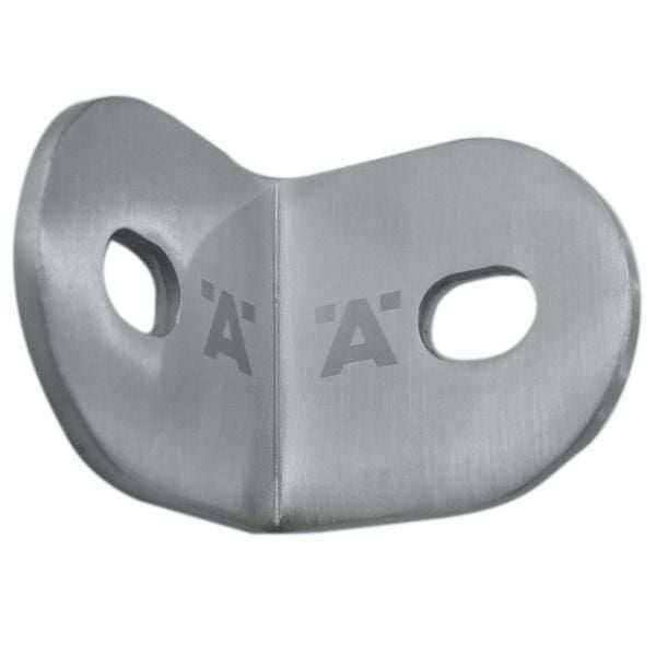 Hafele Duvar Bağlantı Köşebenti 43x40mm Paslanmaz Çelik Renk