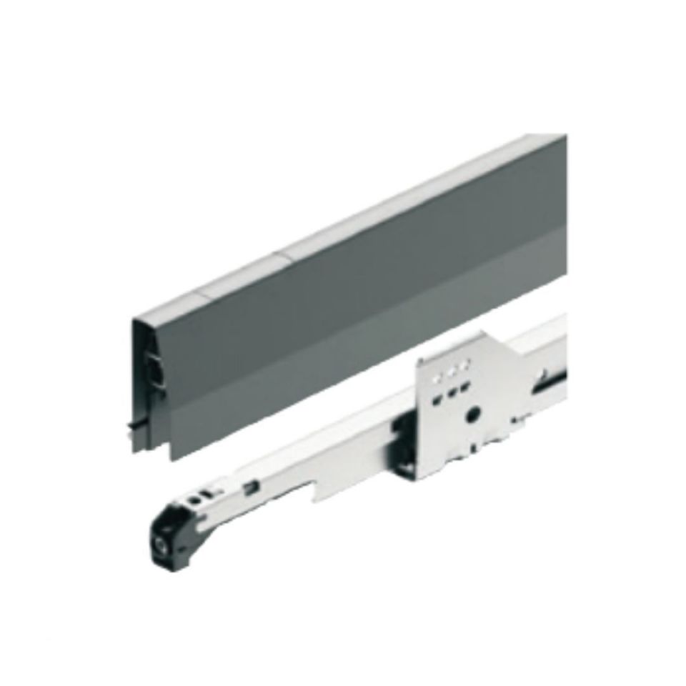 Hafele İç Çekmece Seti 90'lık Modül İçin Kare Bordürlü 35'lik Antrasit