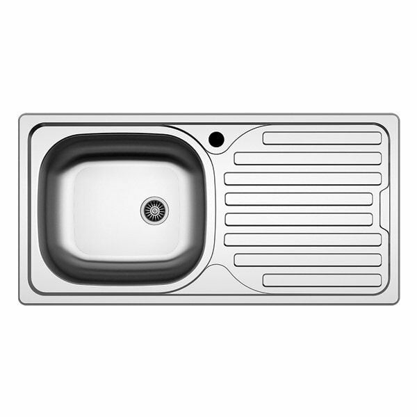 Hafele Capua03 Tezgah Üstü Eviye Seti, Satine Sağ Damlalık