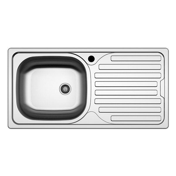 Hafele Capua03 Tezgah Üstü Eviye Seti, Dekorlu Sağ Damlalık