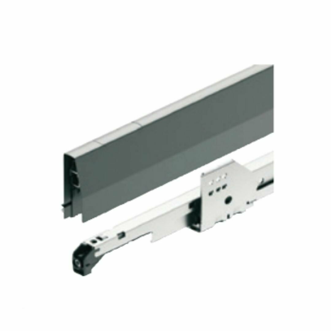 Hafele İç Çekmece Seti 120'lik Modül İçin Kare Bordürlü 45'lik Antrasit