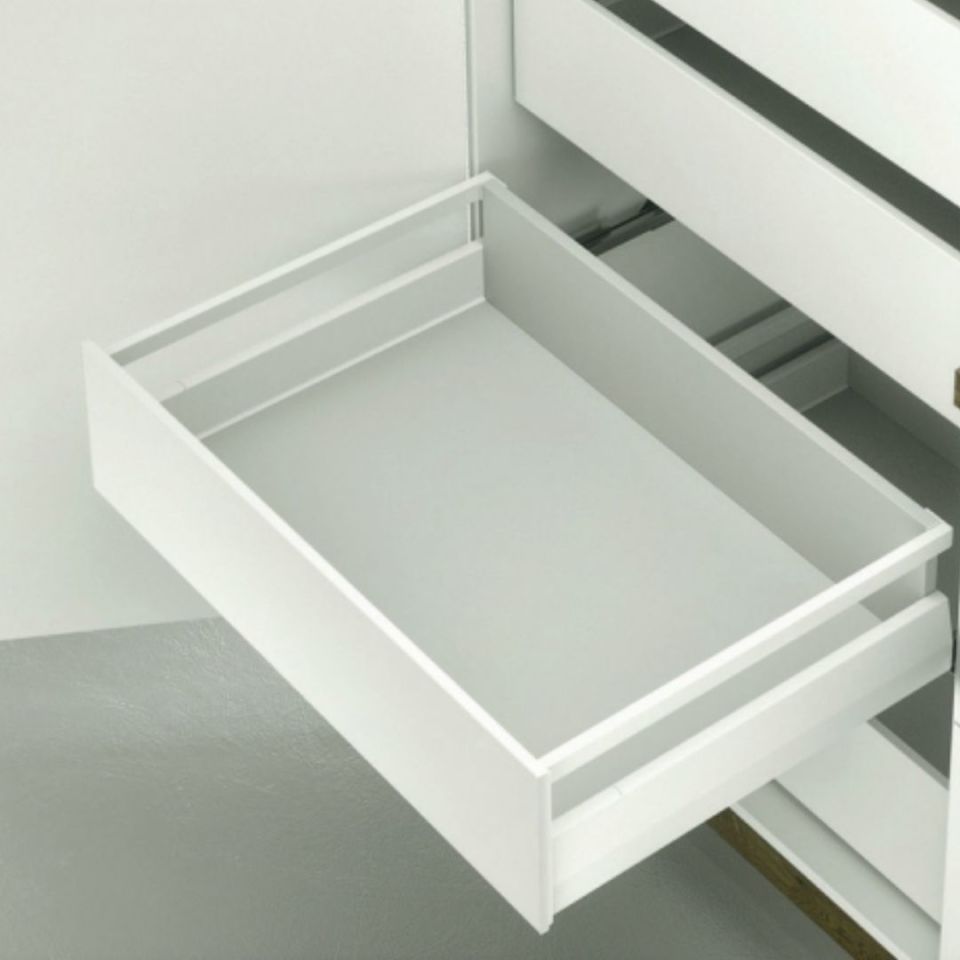 Hafele İç Çekmece Seti 120'lik Modül İçin Kare Bordürlü 50'lik Antrasit