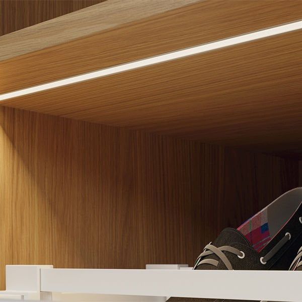 Hafele Profıl1103 Gömme Led Profil Alüminyum Siyah 2.5M