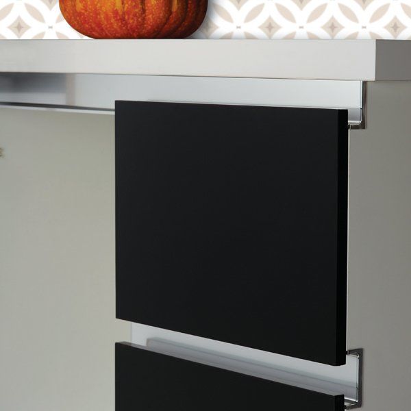 Hafele Profil Kulp Striata-U Sağ Yan Kapak Elemanı Mat Krom