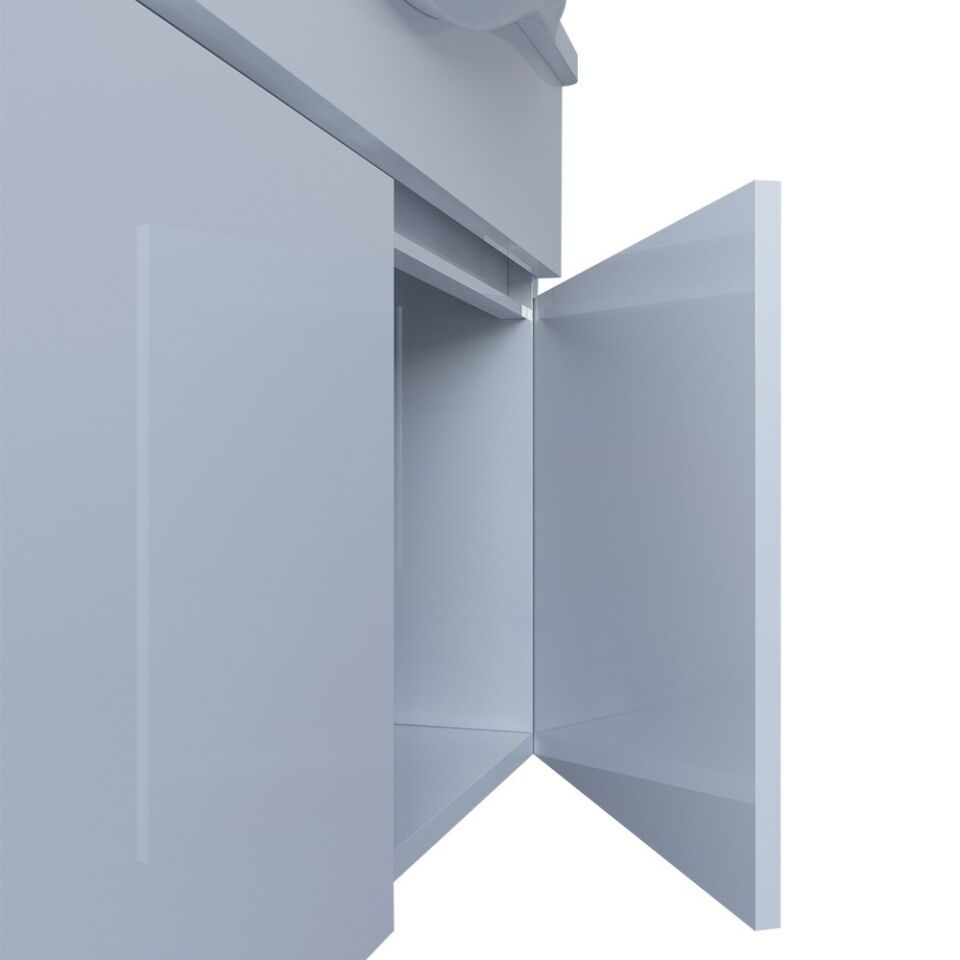 Teta Home Kahire 80 Cm Mdf Banyo Dolabı Seti