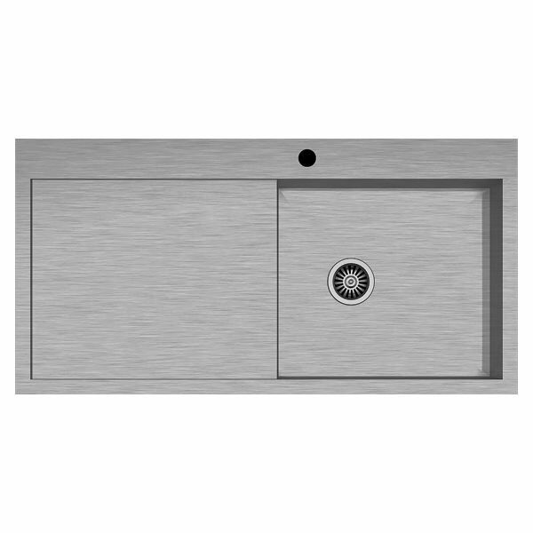 Hafele Novara Plus01 Eviye Seti 1000x510mm Fırçl. Sol