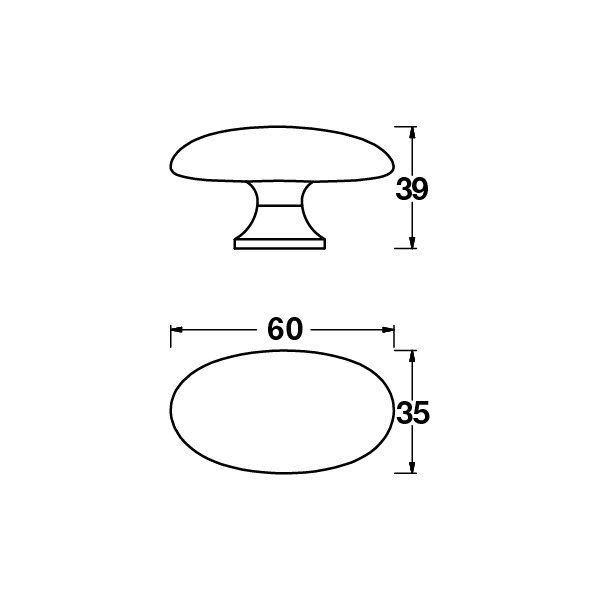 Hafele Düğme Kulp Iva Jr. Antik Gümüş