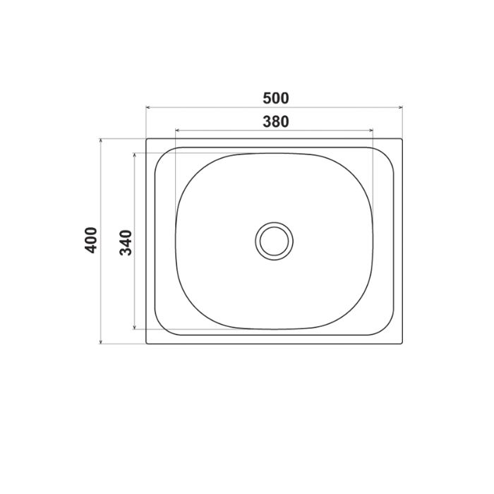 Hafele Capua02 Tezgah Üstü Eviye Seti, Dekorlu