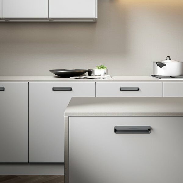 Hafele Mobilya Kulpu Pottle 160mm Antrasit