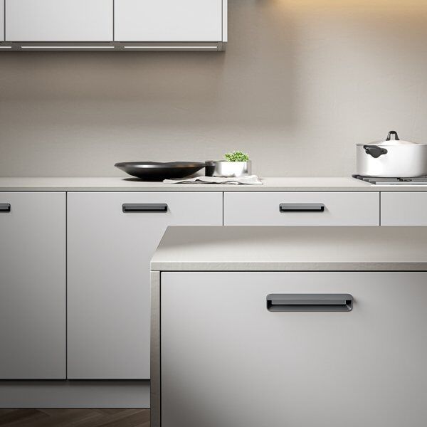 Hafele Mobilya Kulpu Pottle 160mm Antrasit