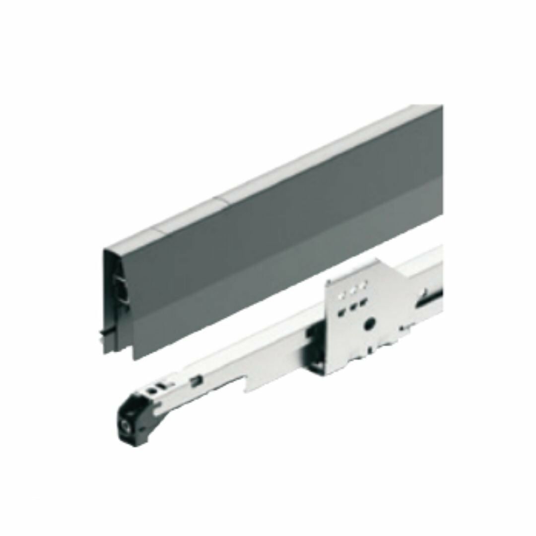 Hafele İç Çekmece Seti 60'lık Modül İçin Kare Bordürlü 45'lik Antrasit