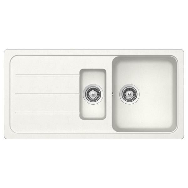 Hafele Elisa Granit Eviye 1000x500mm, Beyaz Renk