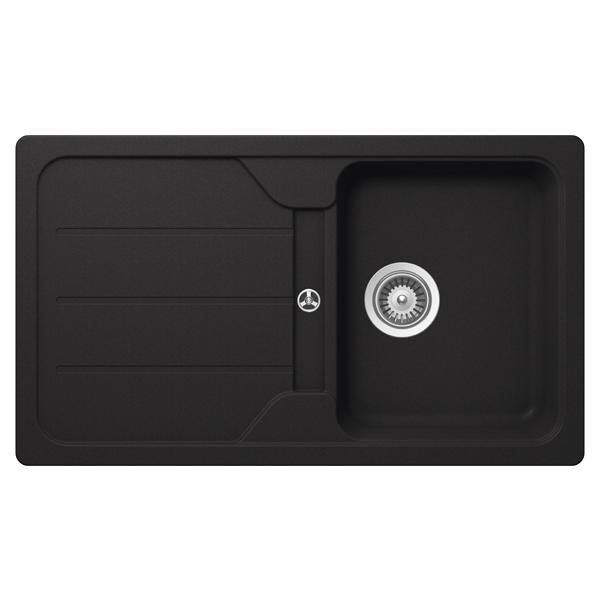 Hafele Elisa Granit Eviye 860x500mm, Siyah Renk