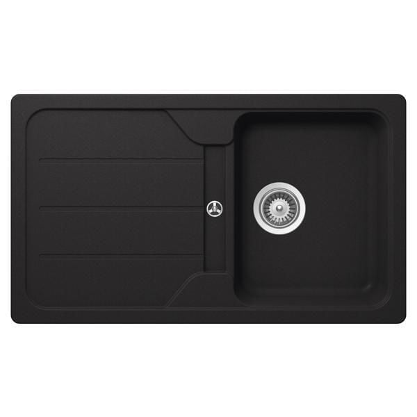 Hafele Elisa Granit Eviye 860x500mm, Siyah Renk