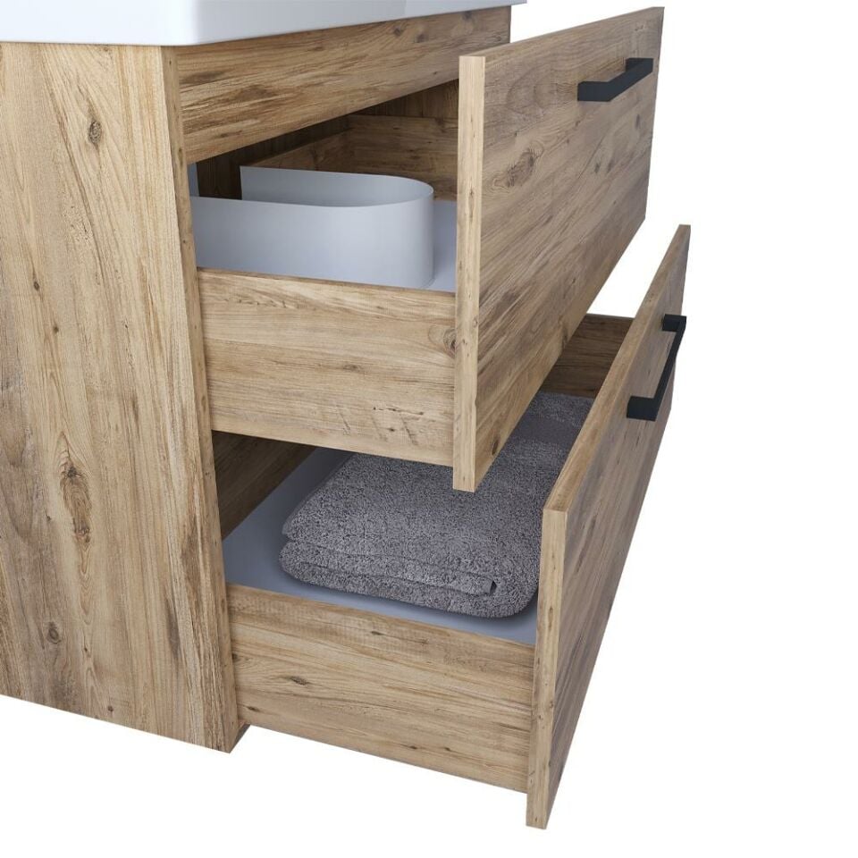 Teta Home Batum 80 Cm Mdf Banyo Dolabı Seti