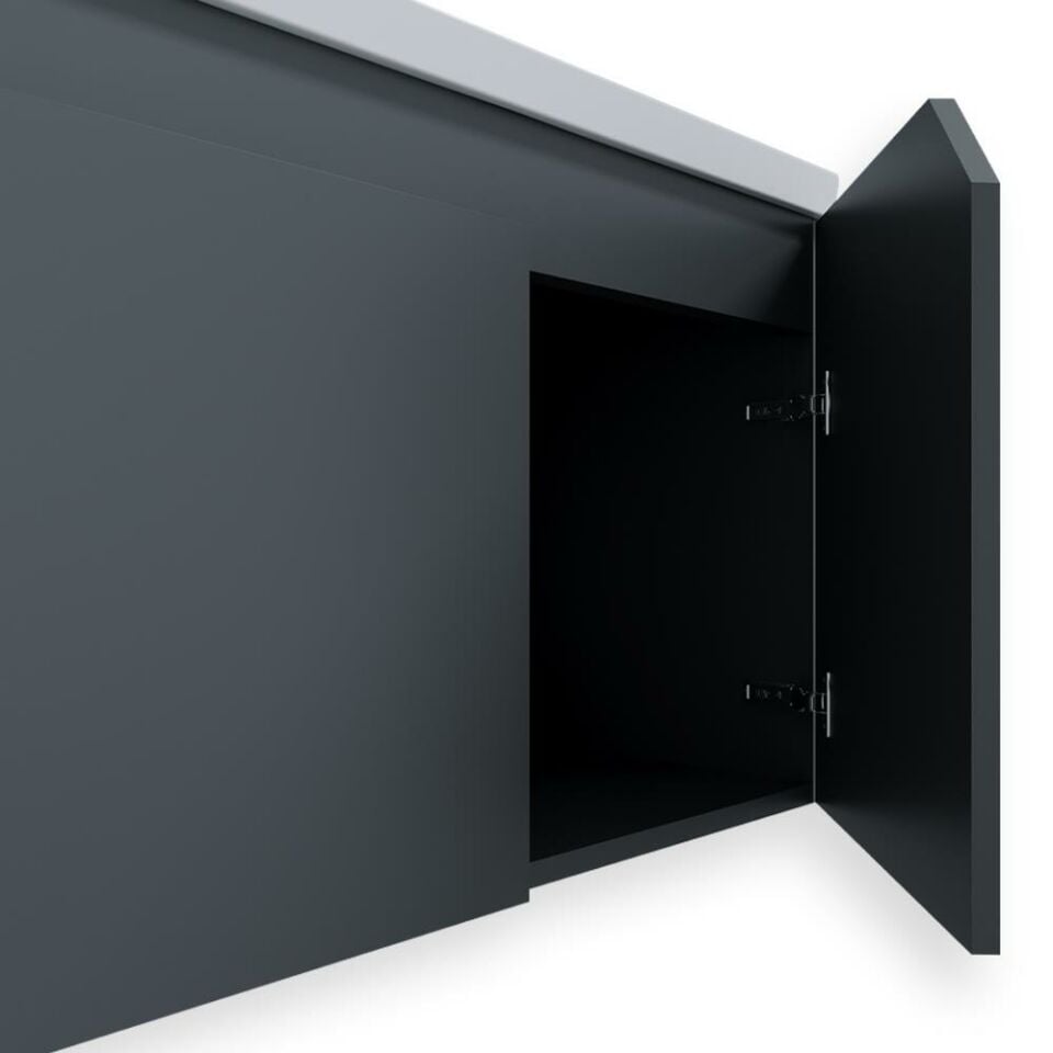 Teta Home Napoli 80 cm Mdf Banyo Dolabı Seti