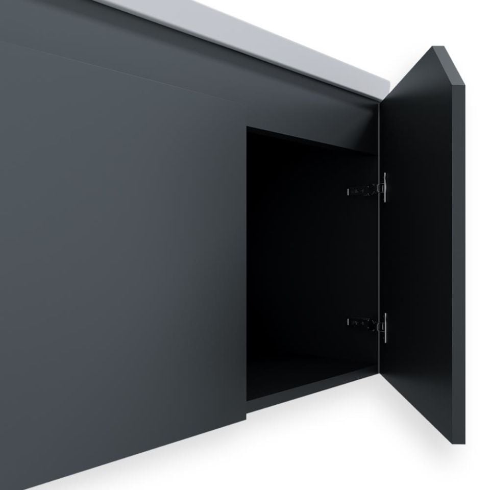 Teta Home Napoli 80 cm Mdf Banyo Dolabı Seti