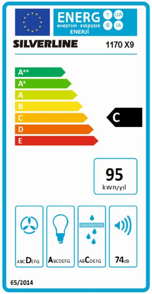 Silverline ASTEC 90 cm İnox Aspiratör