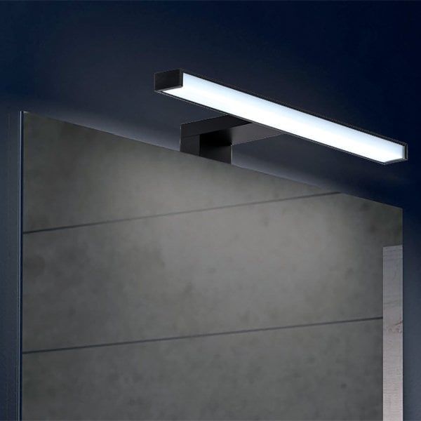 Hafele Aplik Ayna Üstü Espe 4000K Siyah Renk