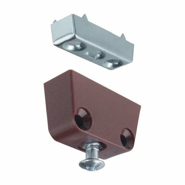 Hafele T Bağlantı, (100 Adet), Kahve