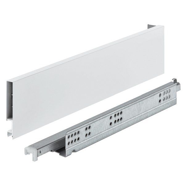 Hafele Çekmece Seti Bas-Aç Bordürsüz Vidalı 40'lık Beyaz