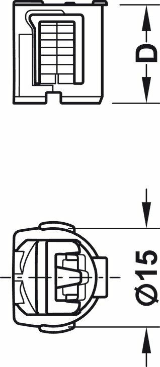 Hafele Tab15 Tas 18/19mm