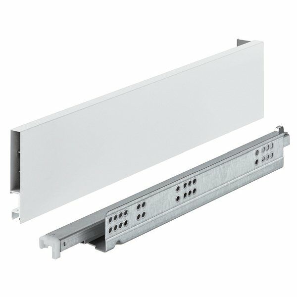 Hafele Çekmece Seti Bas-Aç Bordürsüz Vidalı 45'lik Beyaz