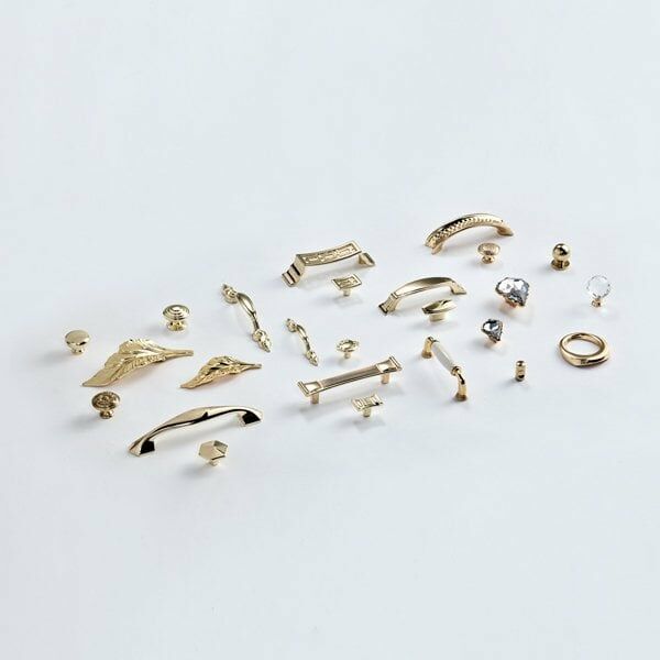 Hafele Düğme Kulp Pearl Parlak Pirinç