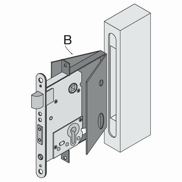 Hafele Koruma Levh. 65X72Mm Kilit İçin 2Mm