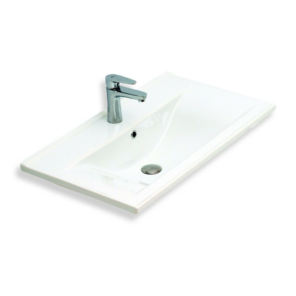 Teta Home Kopenhag 65 cm MDF Gövde Membran Kapak Banyo Dolabı Seti