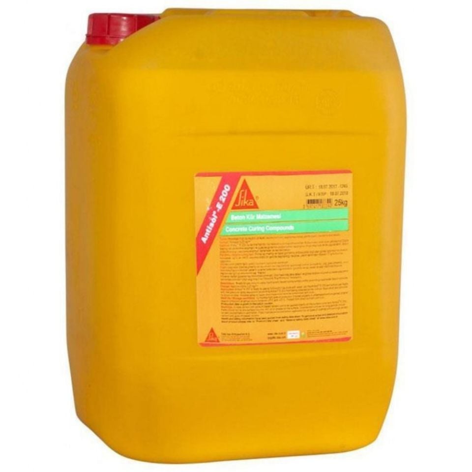 Sika Antisol E-200 -Akrilik Esaslı Beton Kür Malzemesi 25 Kg