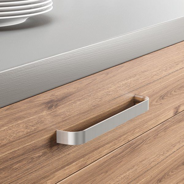 Hafele Mobilya Kulpu Marcello3 320mm Paslanmaz Çelik