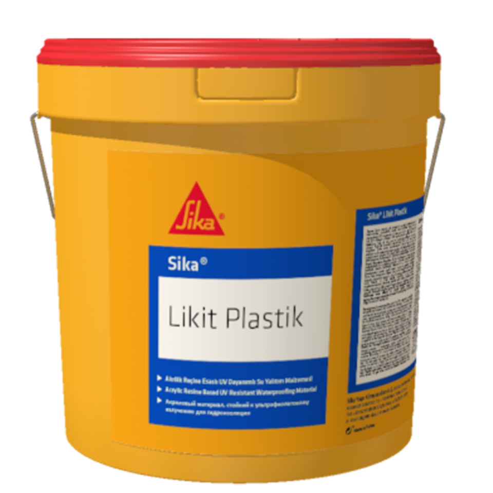 Sika Likit Plastik - Elastik Su Yalıtım Malzemesi 20 Kg