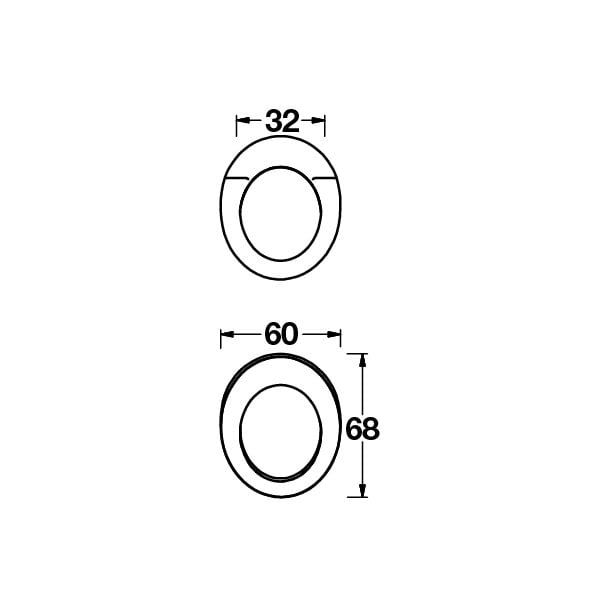 Hafele Düğme Kulp Tondo Jr. Mat Siyah