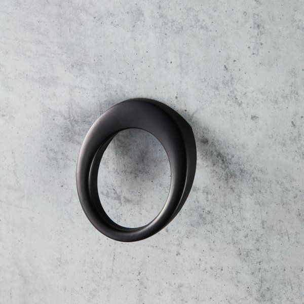 Hafele Düğme Kulp Tondo Jr. Mat Siyah