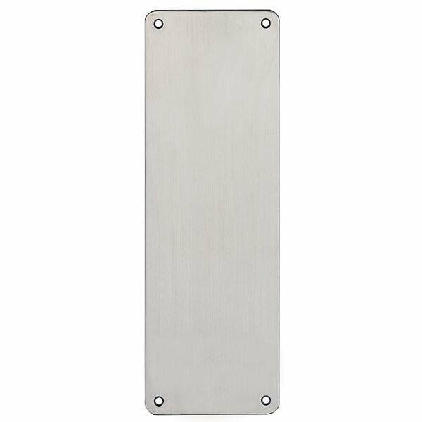 Hafele İtme/Çekme Plakası 30x10cm Mat Paslanmaz Çelik Renk