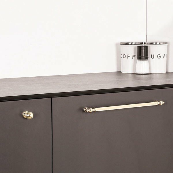 Hafele Mobilya Kulpu Calisto Mk 224mm Parlak Altın
