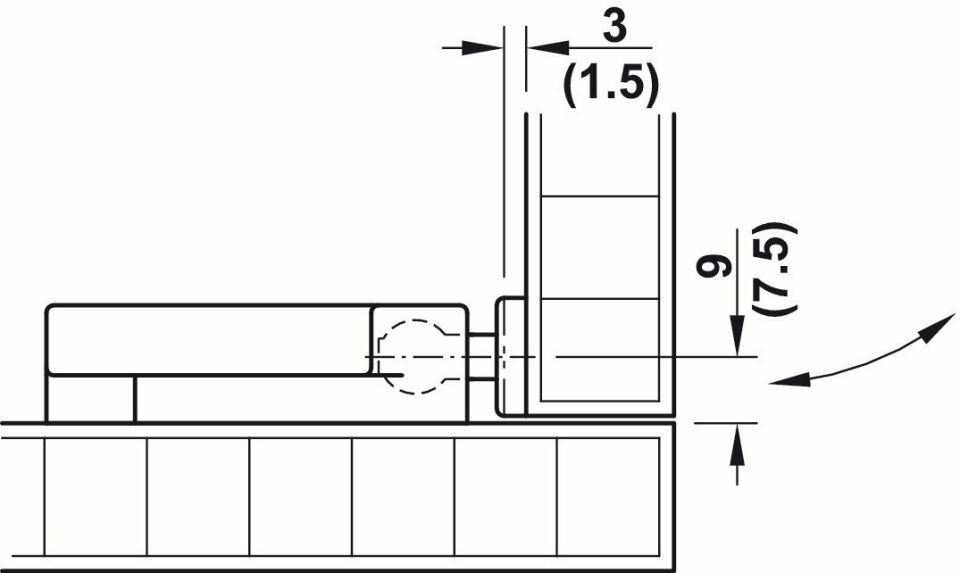 Hafele Plastik Yaylı Çıt Çıt, Siyah Renk