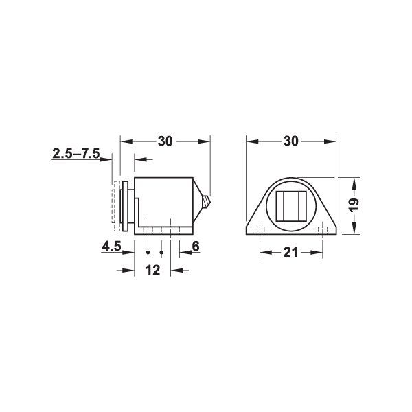 Hafele Mıknatıs Beyaz 3Kg